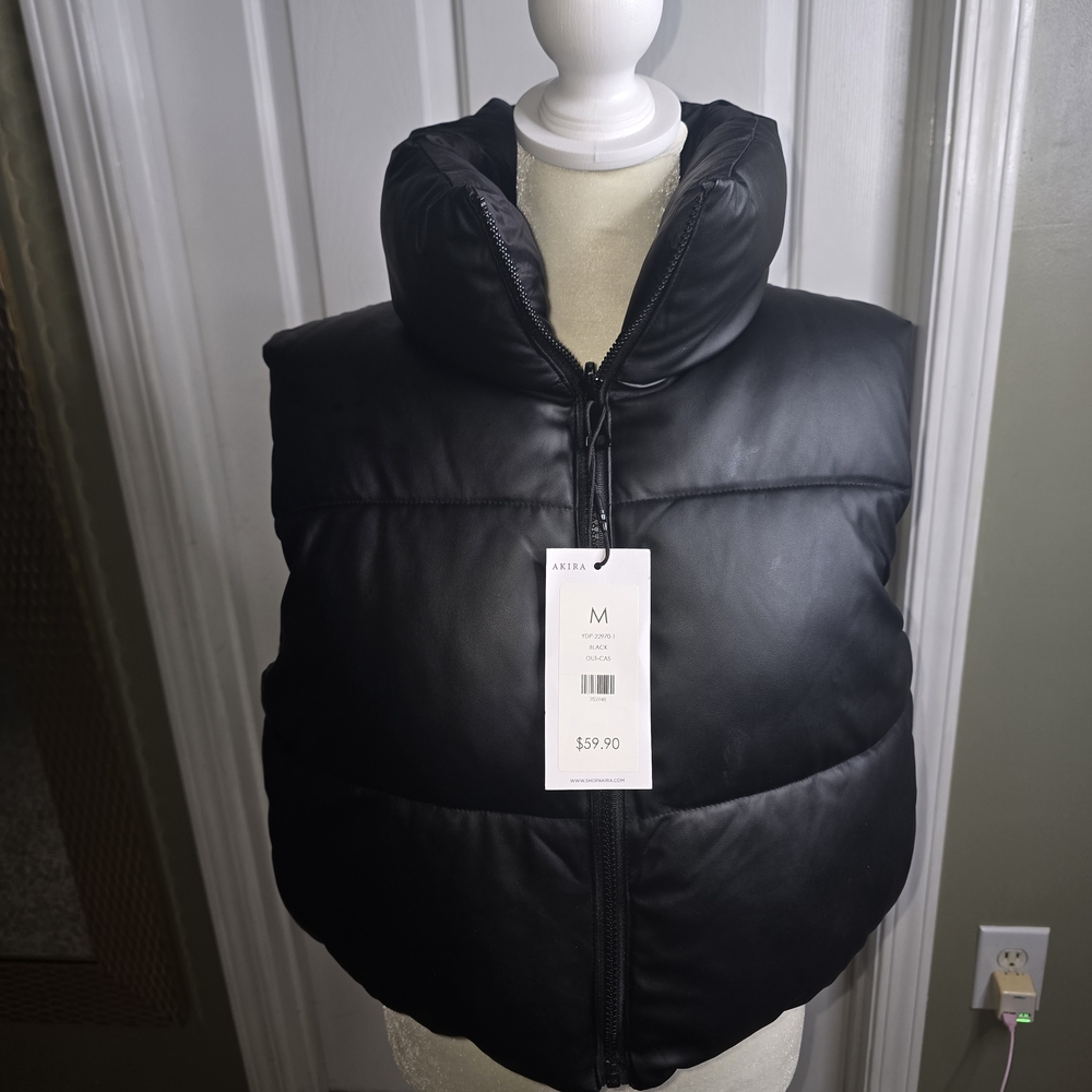 Black Puffer Vest